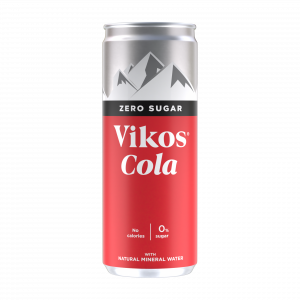 Vikos Cola Zero Sugar Can 330ml
