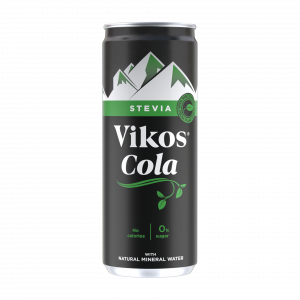 Vikos Cola Stevia Can 330ml