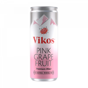 Vikos Pink Grapefruit Premium Mixer Can 330ml