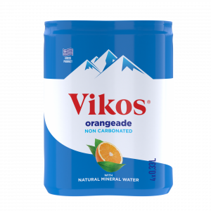 Vikos Orangeade Non Carbonated Can 4x330ml Multipack