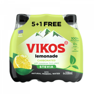 Vikos Lemonade Stevia PET 6x330ml Multipack