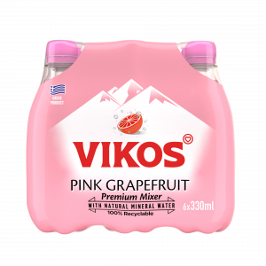 Vikos Pink Grapefruit Premium Mixer PET 6x330ml Multipack