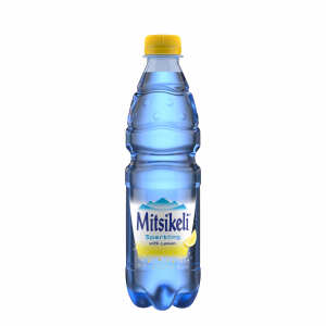 Mitsikeli Sparkling with Lemon Natural Mineral Water PET 500ml