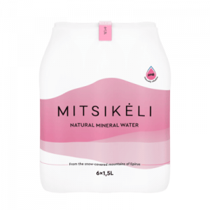 Mitsikeli Natural Mineral Water PET 6x1,5LT Multipack