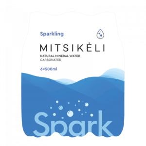 Mitsikeli Sparkling with Natural Mineral Water PET 6x500ml Multipack