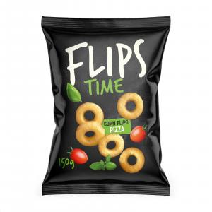 FlipsTime - Corn Puffs with Pizza flavor