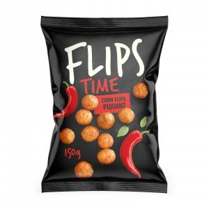 FlipsTime - Corn Puffs with Piquant flavor