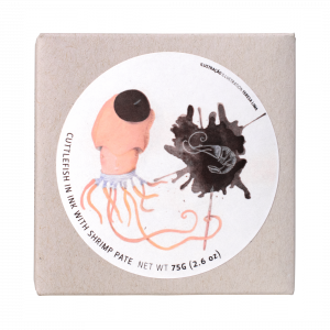 Cuttlefish in Ink with Shrimp Pâté