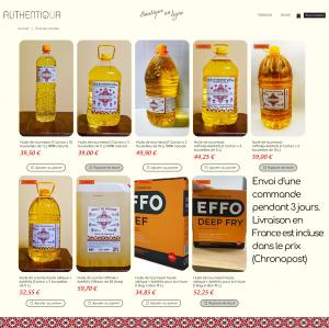 BOUTIQUE EN LIGNE - ACHETER DE L'HUILE DE TOURNESOL À PARTIR DE 1 CARTON