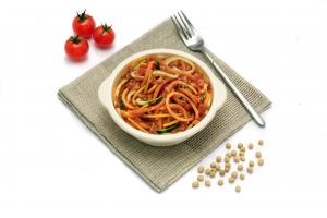 VEGGIE NOODLES WITH VEGAN BOLOGNESE SAUCE