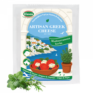 Greek Cheese (Feta) With Oregano & Thyme - Sheep & Goat Milk 150g