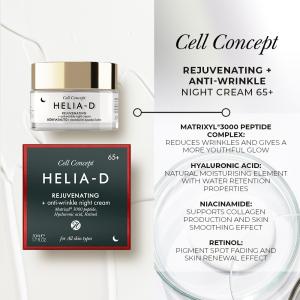Cell Concept Rejuvenating + Anti-wrinkle Night Cream 65+ 50 ml