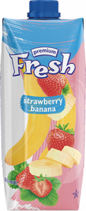 Strawberry-Banana Fruit drink