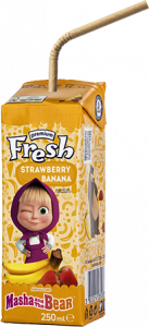 Strawberry-Banana Fruit drink