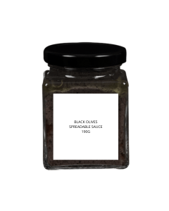 PRIVATE LABEL BLACK OLIVES SPREADABLE SAUCE 190G