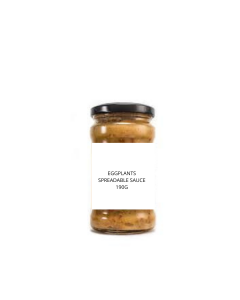 PRIVATE LABEL EGGPLANTS SPREADABLE SAUCE 190G