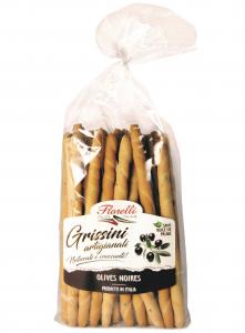 FLORELLI HANDCRAFTED BREADSTICKS WITH BLACK OLIVES 300G