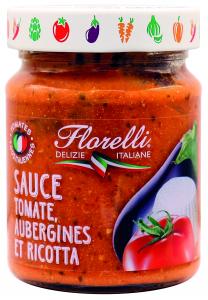 FLORELLI TOMATO SAUCE WITH EGGPLANTS AND RICOTTA CHEESE 250G