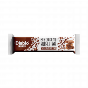 Diablo No Added Milk Chocolate Bubble Bar 30g