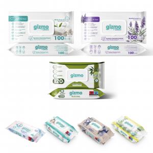 GIZMO BABY WIPES & WET WIPES & SURFACE CLEANING TOWELS