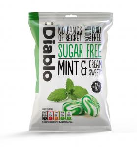 Diablo Mint & Cream Sweets 75g