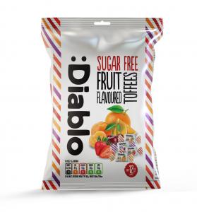 :Diablo SF Fruit Toffee Sweets 75g