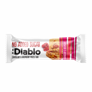 Diablo Cranberry Raspberry Muesli bar 30 g
