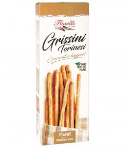 FLORELLI TORINESI BREADSTICKS WITH SESAME SEEDS 125G