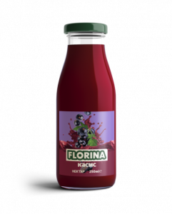 BLACKCURRANT NECTAR. Fruit content: min. 25%.