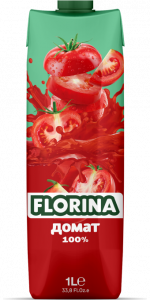 TOMATO 100% JUICE FROM CONCENTRATE