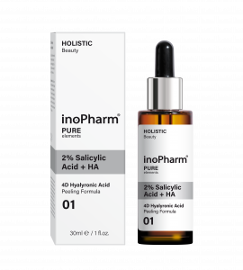 InoPharm PURE elements Serum Peeling formula with 2% Salicylic acid + Hyaluronic acid