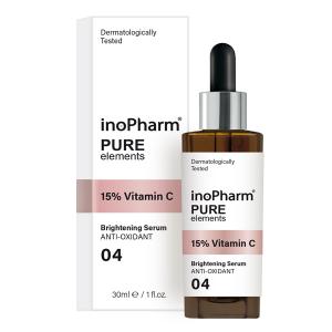 InoPharm PURE elements Face Serum with 15% Vitamin C