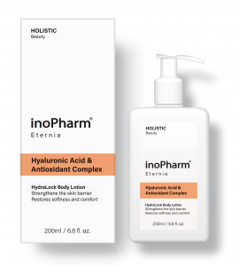 InoPharm Eternia HydraLock Body Lotion Hyaluronic acid & Antioxidant complex D-panthenol & Vitamin E
