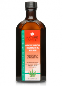 Nature Spell Authentic Jamaican Black Castor Oil with Hemp for Hair & Scalp
