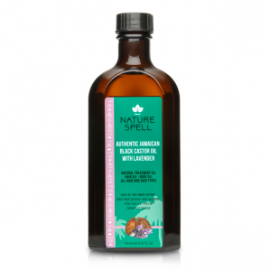 Nature Spell Authentic Jamaican Black Castor Oil with Lavender for Hair & Scalp