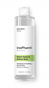 InoPharm Acne Care Clarifying & Soothing Facial toner Witch Hazel & Willow bark 200ml