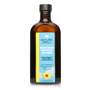 Nature Spell Authentic Jamaican Black Castor Oil with Vitamin E for Hair & Scalp