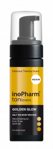 InoPharm Tanlovers Self-tan body mousse 150ml (GOLDEN GLOW/BRONZE GLOW)