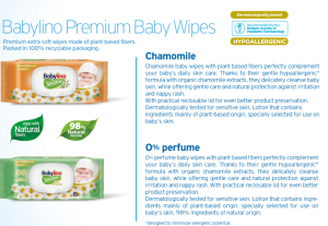 Babylino baby wipes