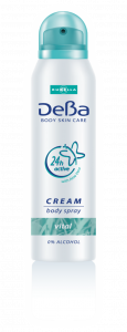 DeBa Deodorant Cream Body Spray Vital 0% alcohol