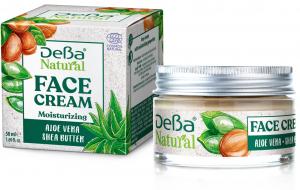 DeBa Natural Moisturizing Face Cream Grape seed oil & Aloe Vera 50ml