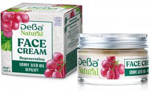 DeBa Natural Regenerating Face Cream Grape Seed oil & Sepilift 50ml