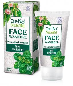 DeBa Natural Face Wash Gel Mint & Eucalyptus 150ml