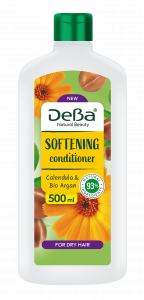 DeBa Natural Beauty SOFTENING Conditioner with Calendula extract & Bio argan oil 500ml