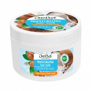 DeBa Natural Beauty МОISTURIZING Hair Mask with Coconut & Bio Argan Oil 500ml
