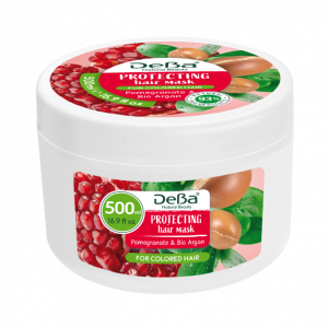 DeBa Natural Beauty COLOR PROTECT Hair Mask with Pomegranate & Bio Argan Oil 500ml