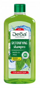 DeBa Natural Beauty Detoxifying Shampoo with Nettle & Mint 500 ml