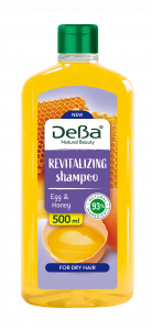DeBa Natural Beauty Revitalizing Shampoo with Еgg & Honey 500 ml