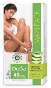 DeBa SILK & Comfort Care Aloe 40 pcs. MAXI PACK Face and Body