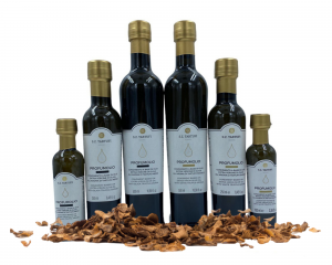 CONDIMENT BASED ON EXTRA VIRGIN OLIVE OIL WITH WHITE / BLACK TRUFFLE AROMA 100 - 250 - 500ml (3,38 - 8,45 - 16,90fl. oz)